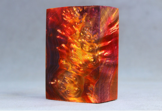 Stabilized Maple Burl Wood Mod Block